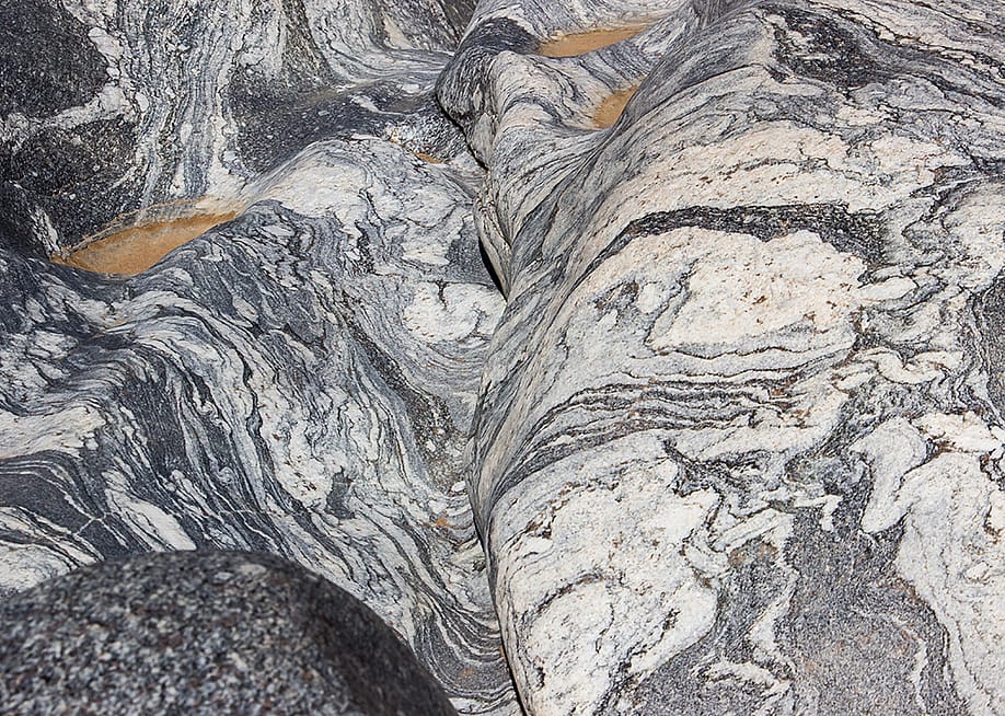 Close up of a migmatite boulder of the Natal-Namaqua metamorphic belt. — Marieke Peche // Shutterstock