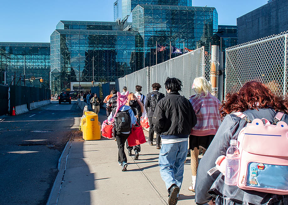 People lining up for Day 1 of a 3-day anime convention in New York City. — Ameer Mussard-Afcari // Shutterstock