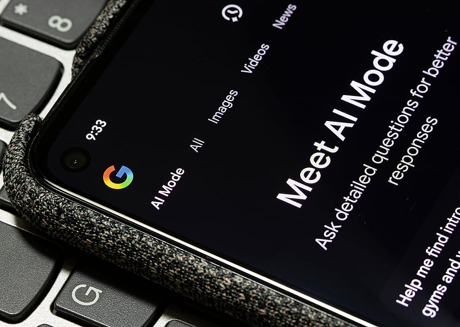The AI Mode is turned on in the Google app on the screen of a smartphone. AI Mode helps users search more effortlessly by combining the capabilities of Gemini 2.0 — Tada Images // Shutterstock