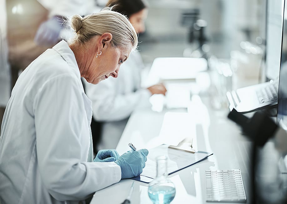 A scientist working in a laboratory for medical research. — PeopleImages // Shutterstock