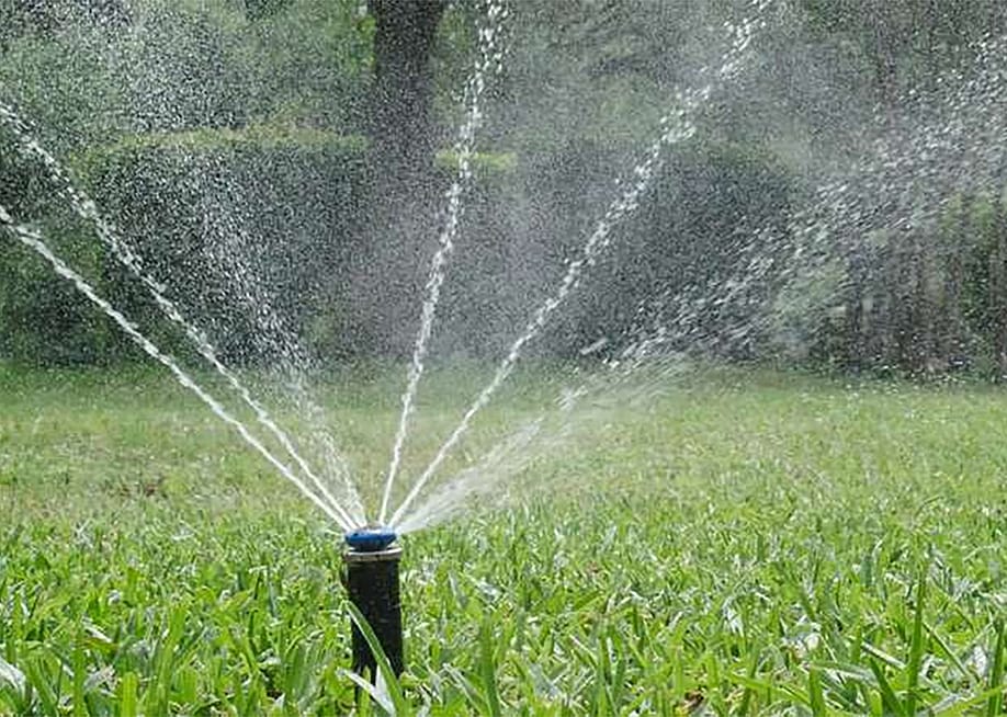 A lawn sprinkler system. — Christian Lavendar // Lawn Love