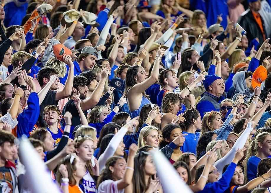 Fans at the Ben Hill Griffin Stadium. — D'Avril Grant // Shutterstock