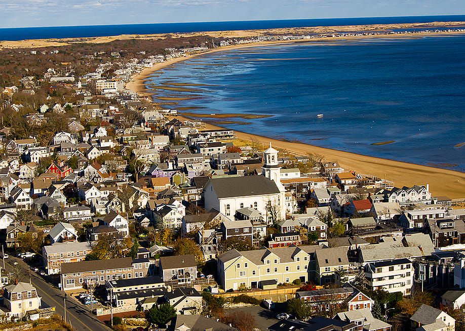 A beach view of a seashore in Cape Cod, Massachusetts, USA. — Astrelok // Shutterstock