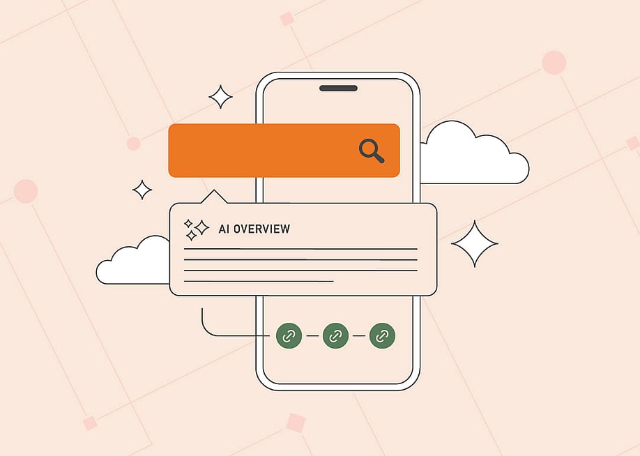 A vector illustration of an AI overview results using a search engine from a smartphone. — BestForBest // Shutterstock