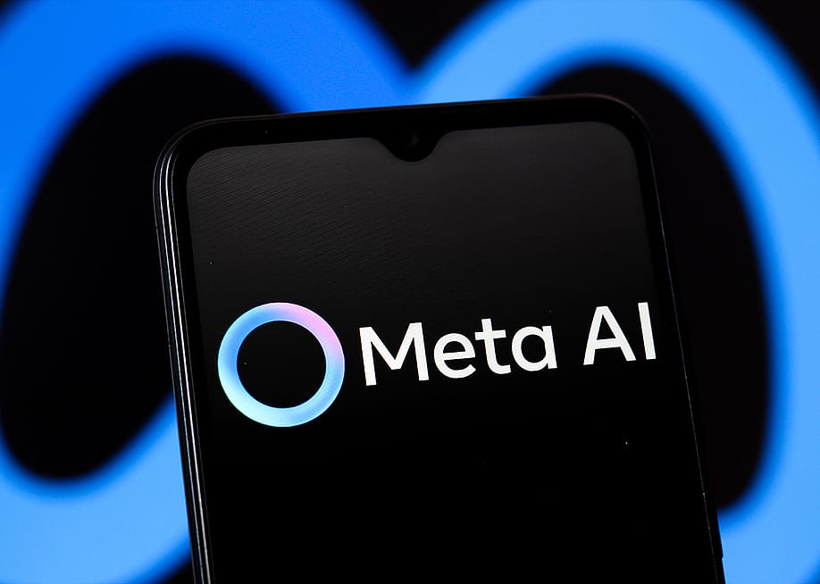A Meta AI logo seen displayed in a smartphone screen. — jackpress // Shutterstock