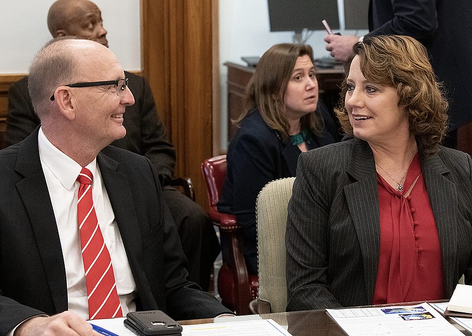 U.S. Department of Agriculture (USDA) Deputy Undersecretary for Food Safety Dr. Mindy Brashears attends her first sub-cabinet meeting with Secretary Sonny Perdue, Deputy Secretary Steve Censky and colleagues in Washington, D.C., on January 29, 2019. — Lance Cheung // USDA
