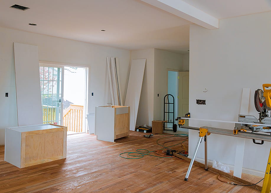 A kitchen being prepared for a renovation. — ungvar // Shutterstock