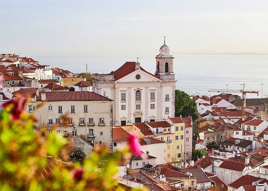 A view of the old town's homes from Miradouro de Santa Luzia in Portugal. — BONDART PHOTOGRAPHY // Shutterstock