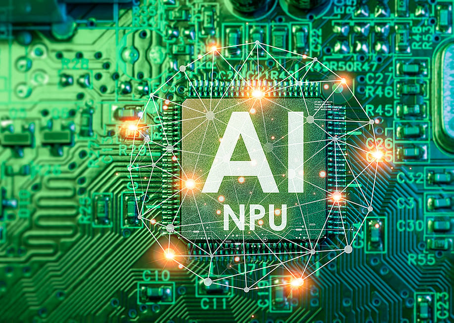 AI chip in a circuit board's central processing unit. — Quality Stock Arts // Shutterstock
