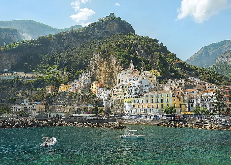 A view of the beautiful landscape of Amalfi coast in Italy. — irisphoto1 // Shutterstock