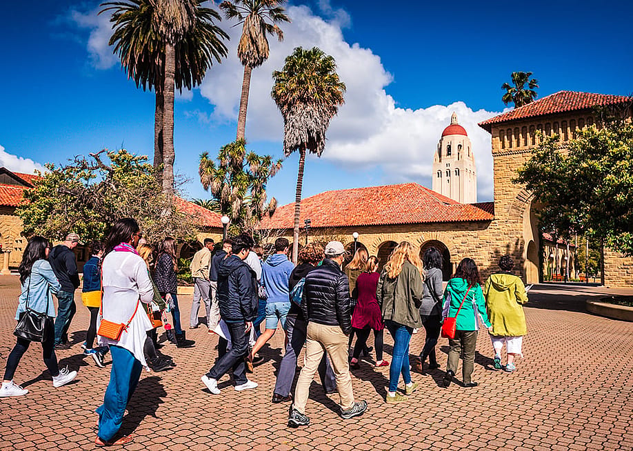 A group of college students at Stanford University. — Sandra Foyt // Shutterstock