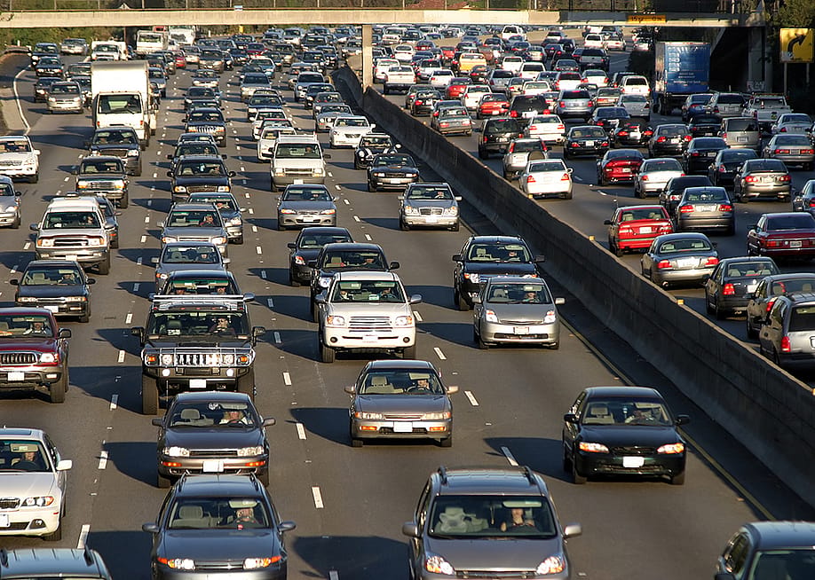 View of a traffic jam in Los Angeles, California. — egd // Shutterstock