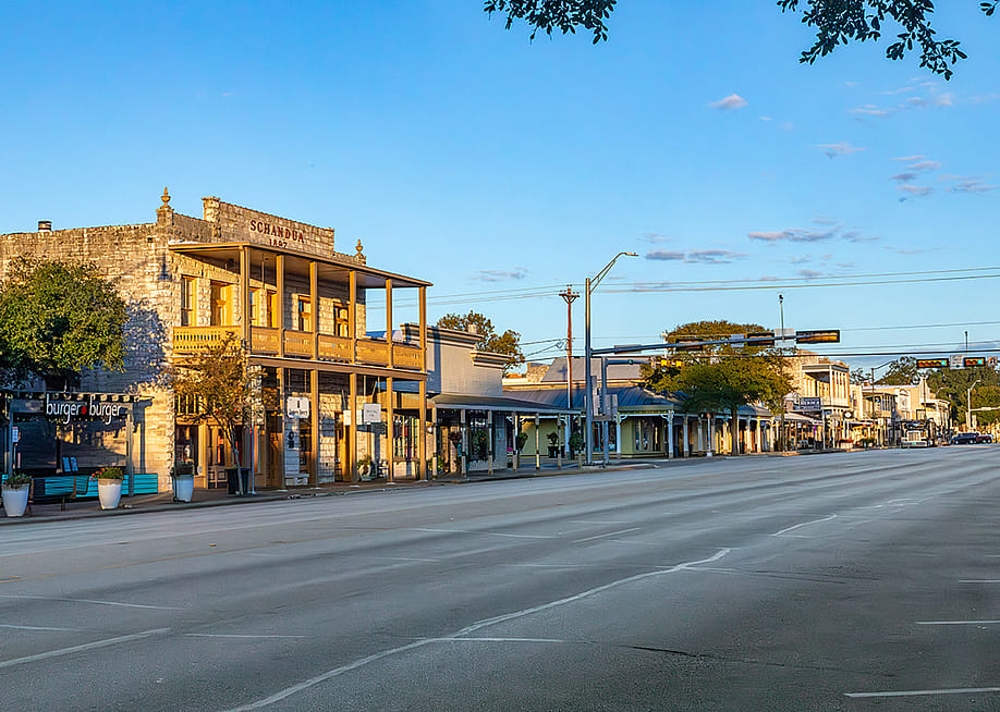 The main street in Fredericksburg, Texas. — travelview // Shutterstock