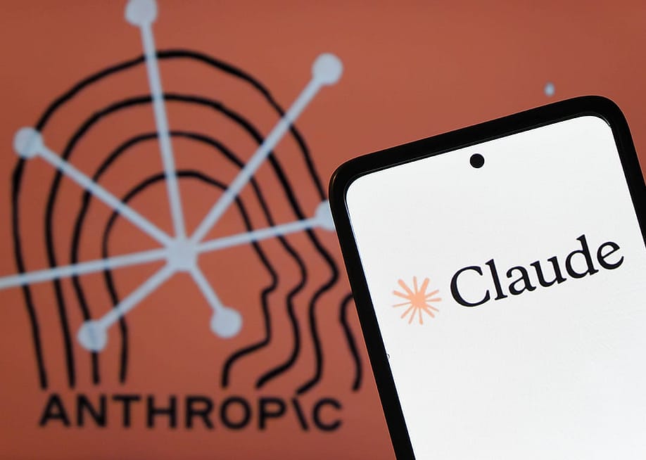 Claude AI logo, an artificial intelligence by Anthropic, is seen on a smartphone. — Algi Febri Sugita // SOPA Images / LightRocket via Getty Images