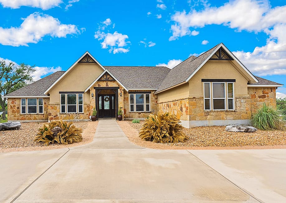 Entryway of a single-story residential home — Allison H. Smith // Shutterstock