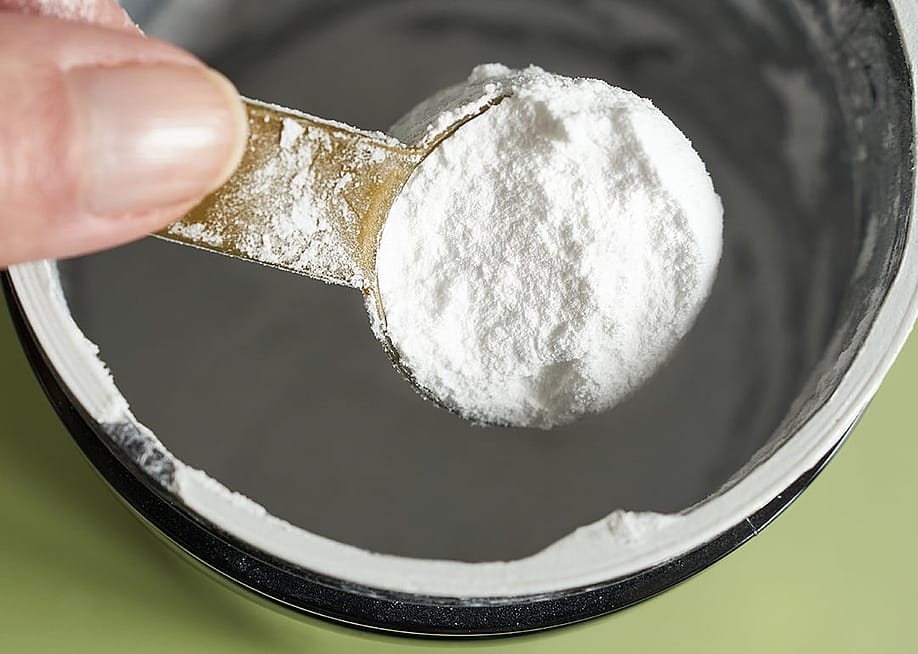 A spoonful of creatine powder — vin.rusanov // Shutterstock