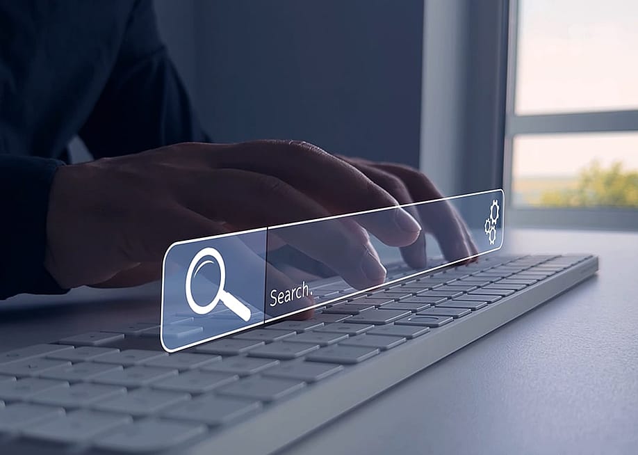 A person searching for online information on the internet. — Mer_Studio // Shutterstock