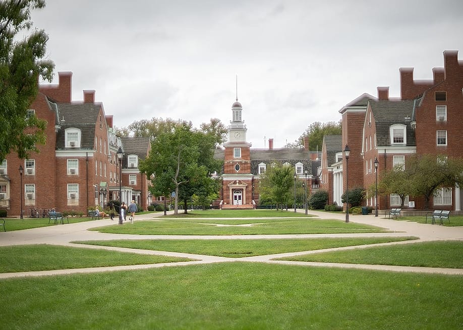A view of the Ohio University's campus, a public research university in Athens, Ohio, USA. — Zack Frank // Shutterstock