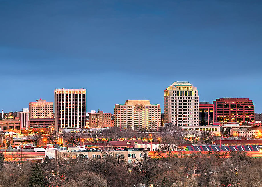 City skyline of downtown Colorado. — Sean Pavone // Shutterstock