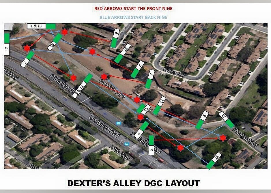 Disc Golf: Disc Golf Course Dexter's Alley
