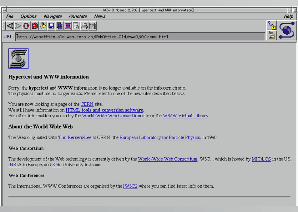 Invention of the Mosaic web browser