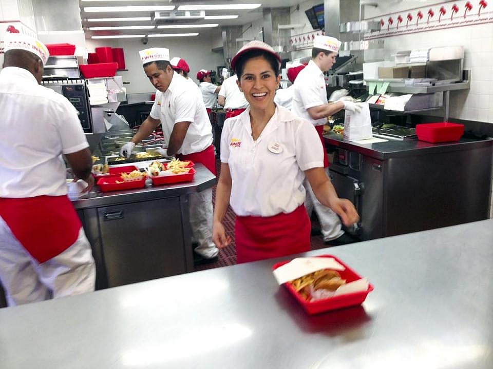 #5. Fast food and counter workers