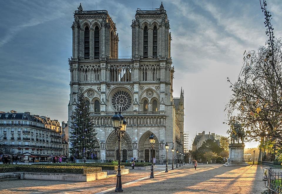 Notre Dame in the early morning