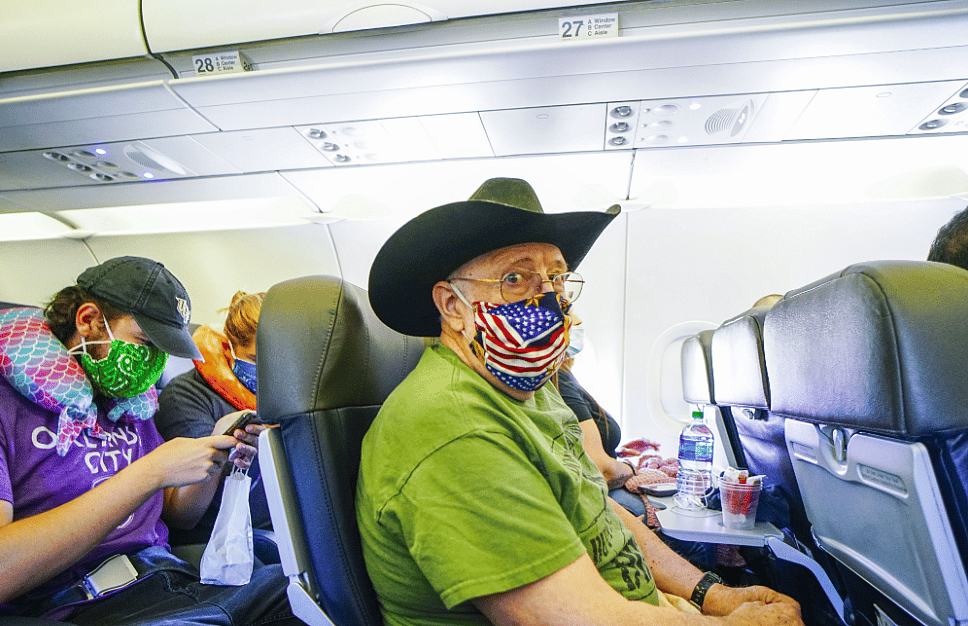 Masks are a must when it comes to air travel