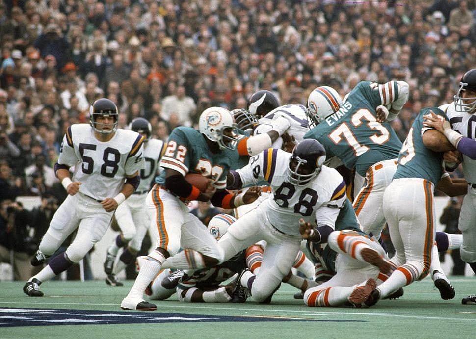 #26. 1974: Miami Dolphins vs. Minnesota Vikings (tie)
