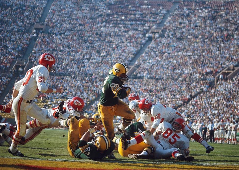 #3. 1967: Green Bay Packers vs. Kansas City Chiefs (tie)