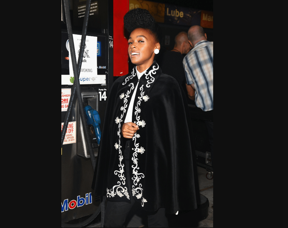 The black and white cape