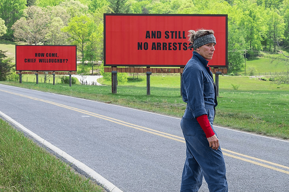 2018: Three Billboards Outside Ebbing, Missouri