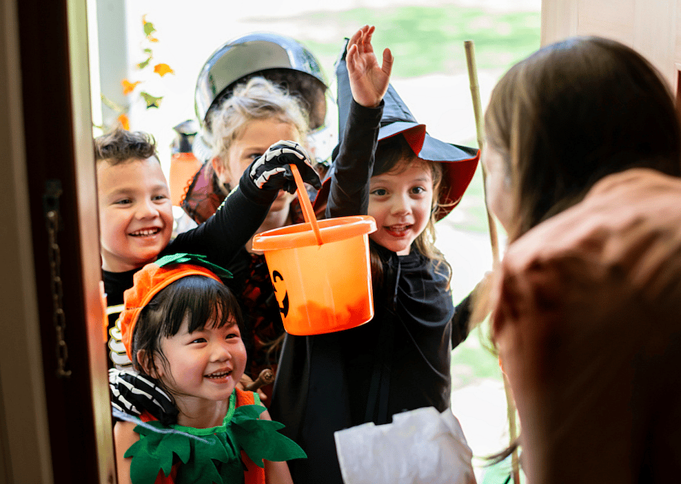 High participation in candy distribution 