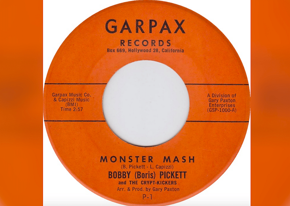 1962: Bobby "Boris" Pickett releases the 'Monster Mash'
