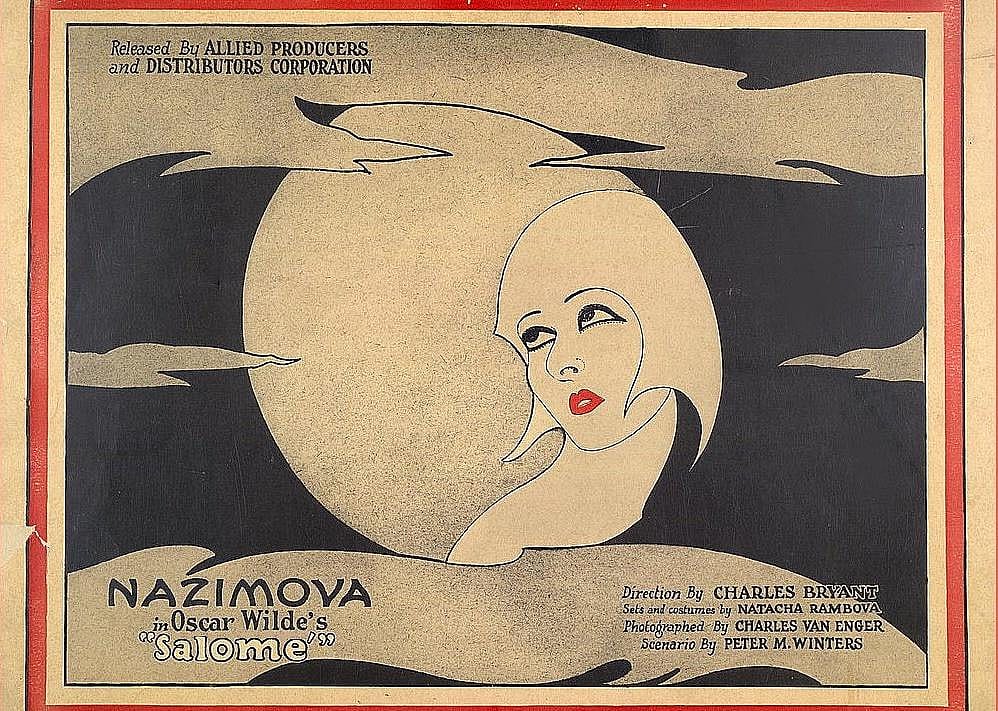 1922: Gay collaboration during the filming of 'Salome'